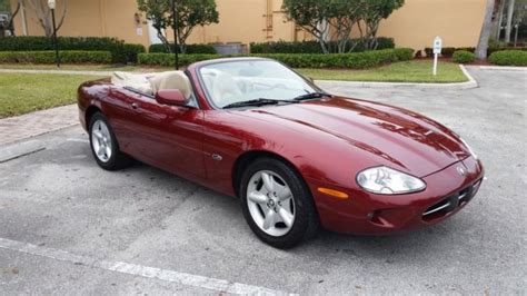 1999 Jaguar XK8 Convertible 1 Owner Only 59,874 miles Carnival Red w ...