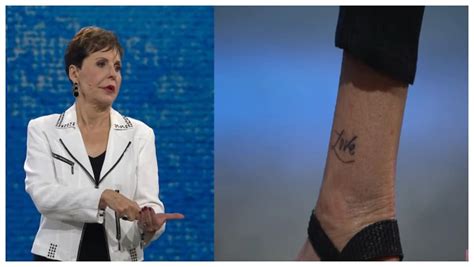 Does Joyce Meyer have a tattoo?