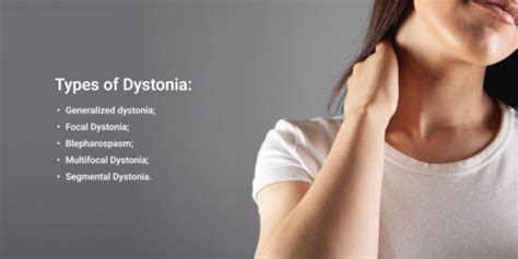 What types of dystonia: classification and varieties