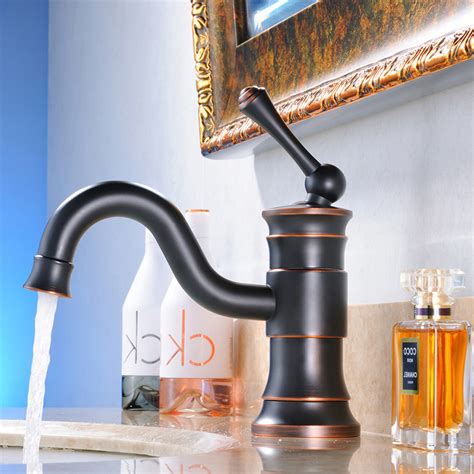 Oil Rubbed Bronze Bathroom Faucets Single Handle - Faucet and Basin Faucet