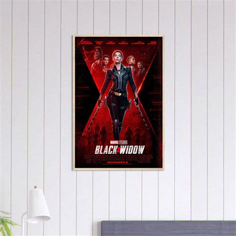 Black Widow Movie Poster, Black Widow Poster for Gift - Citiesbox