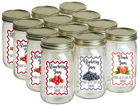 Canning Labels Mason Jar Labels Homemade Jam Labels