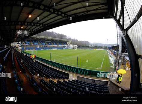 View inside Adams Park Stadium, High Wycombe. Home of Wycombe Wanderers ...