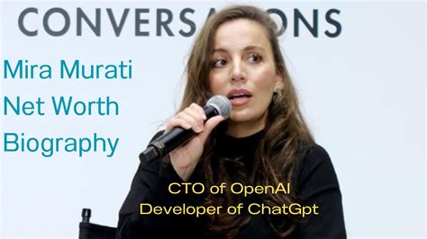 Mira Murati Net Worth & Biography: CTO of OpenAI, Developer of ChatGpt