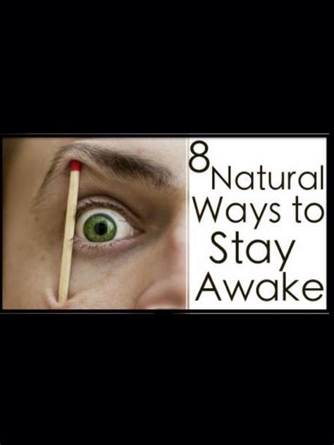 8 Natural Ways To Stay Awake | Trusper