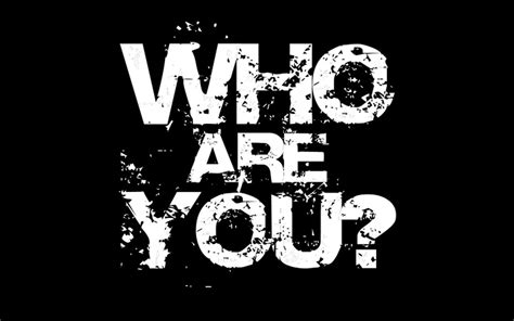 Who are you? – theearlymorningdew