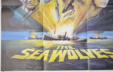 THE SEA WOLVES (1980) Original Quad Movie Poster - Gregory Peck, Roger ...