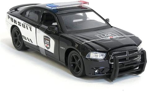 New Ray Dodge Charger Pursuit Diecast Police Car 1/24 Scale : Toys & Games, 2011 dodge charger ...