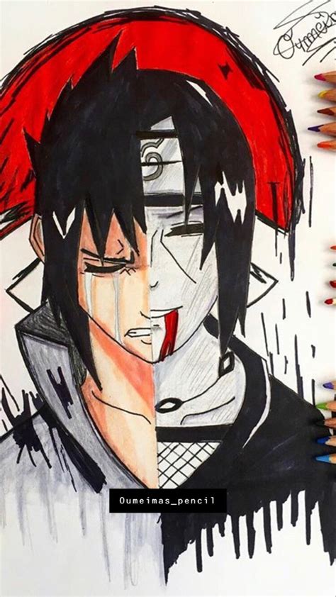 Sasuke and itachi drawing | Naruto sketch drawing, Naruto sketch, Naruto painting