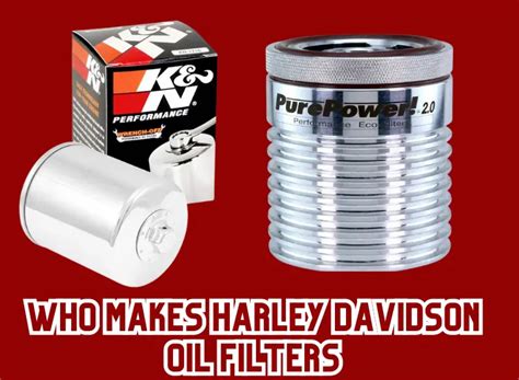 who makes harley davidson oil filters - MotorcycleAid