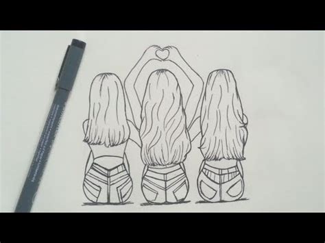 Bff Best Friend Drawings Easy Cute