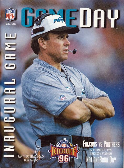 Carolina Panthers vs. Atlanta Falcons (September 1, 1996) - SportsPaper ...