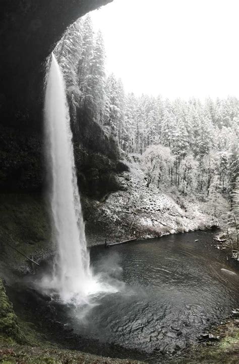 Hiking Silver Falls State Park in the Snow - Author Paul Gerald