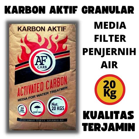 Jual Karbon Aktif Media Filter Penyaring Air Aquarium Aquascape Kolam Tabung Filter Air Purifier ...