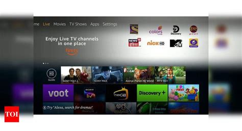 Fire Tv: Amazon brings live TV feature to the FireTV devices - Times of ...