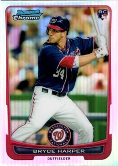 2012 Topps Chrome Refractor Bryce Harper Rookie Card