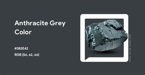 Anthracite Grey color hex code is #383E42