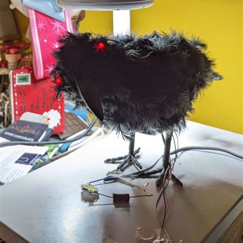 Halloween Raven with sound and thunder effect | Hackaday.io