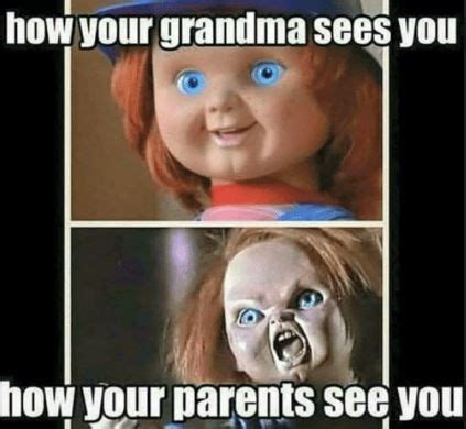 25 Heartwarming Grandparent Memes - SayingImages.com | Horror movies funny, Scary funny, Funny ...