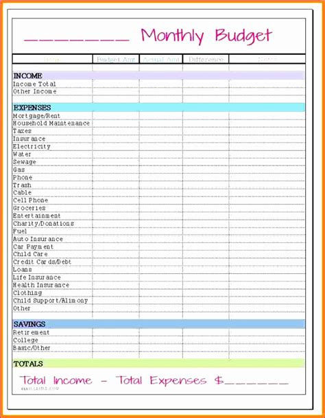 6 Excel Simple Budget Template - Excel Templates