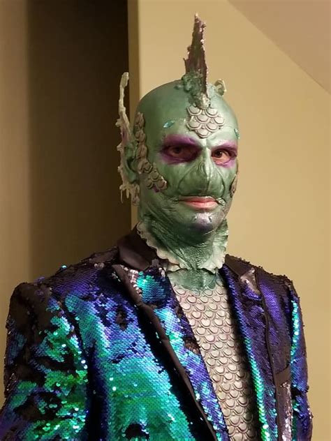 Fish-Man | Fish costume, Sea creature costume, Sea costume