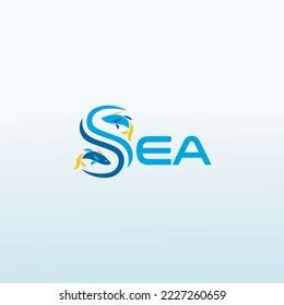 Sea Logo Design Idea Inspiration Stock Vector (Royalty Free) 2227260659 ...