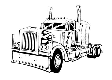 Get This Children's Printable Optimus Prime Coloring Page 5te3k