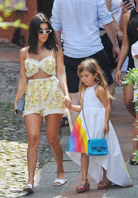 Kourtney Kardashian Was Seen Out with Her Children in Portofino 07/05/2018 – celebsla.com