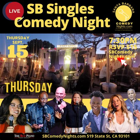 Stand-up Comedy Special Events – Santa Barbara Comedy Nights