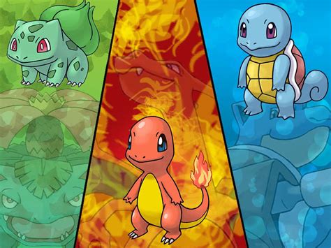 Kanto Starters - Animegrl52p Fan Art (21419530) - Fanpop