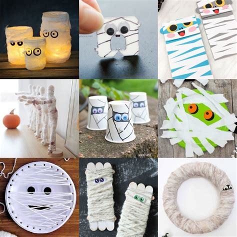 20+ Mummy Crafts for Kids This Halloween! - DIY Candy