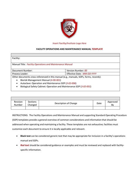 40 Free Instruction Manual Templates [Operation / User Manual]