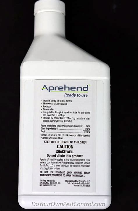 Aprehend Bed Bug Spray - DIY Pest Control