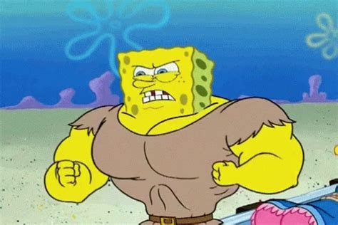 Spongebob Buff GIFs | Tenor