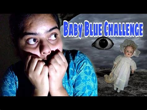 BABY BLUE CHALLENGE AT 3AM!! Playing Baby Blue Horror Game Haunted Baby Blue - YouTube