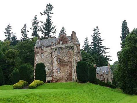 Castle Leod Picture Strathpeffer Ross-shire Ross and Cromarty Highland Scotland Scottish ...