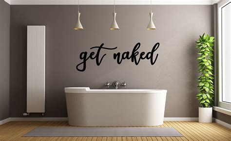 Get Naked Metal Wall Art, Bathroom Wall Art, Farmhouse Wall Decor ...