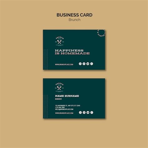 Download Free Classic Design Business Card Mockup PSD Template - HD Stock Images