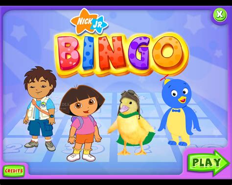 Nick Jr. Bingo | nickelodeon games | Free download software