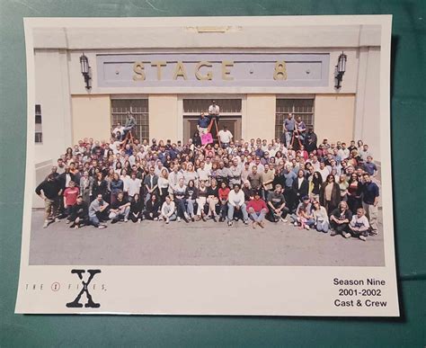 XFiles Season 9 Cast and Crew Photo – The X-Files Preservation Collection