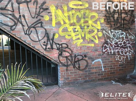 Graffiti Removal - Elite Pressure Washing