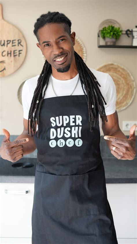 Super Dushi Chef apron ⋆ SOULFOOD.nl