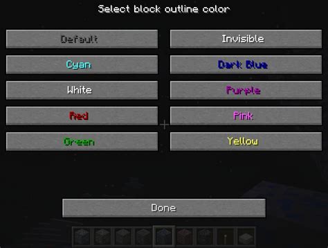 [1.2.5] Block Outlines Minecraft Mod