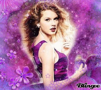 Taylor Swift - Purple Dress Picture #129422561 | Blingee.com