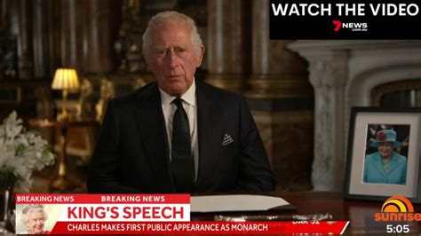 King Charles delivers his first speech. | 7NEWS