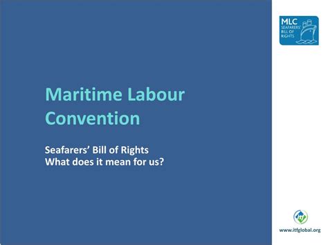 PPT - Maritime Labour Convention PowerPoint Presentation, free download ...