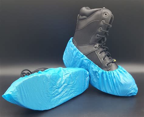 T1300-LG CPE (chlorinated polyethylene) shoe covers (per bag of 50 pair) – Blue ...