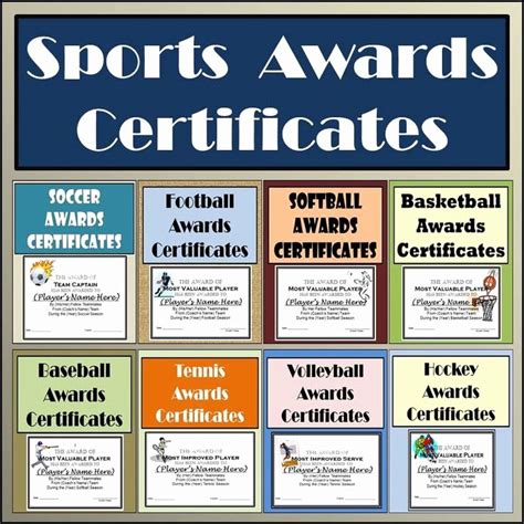 √ 20 Award Titles for Sports ™ | Dannybarrantes Template