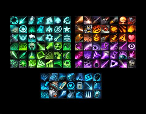 Sci-Fi Ability Icons, Olekzandr Zahorulko | Pixel art games, Game concept art, Fantasy concept art