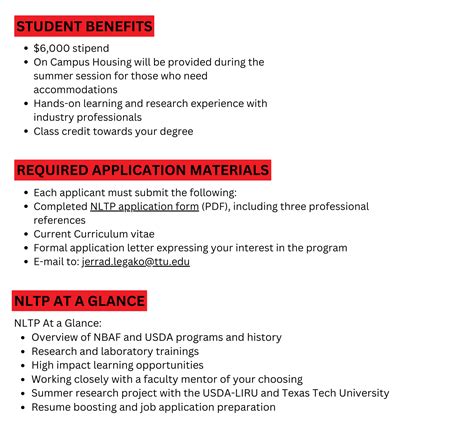 NBAF Laboratorian Training Program | Davis College | TTU